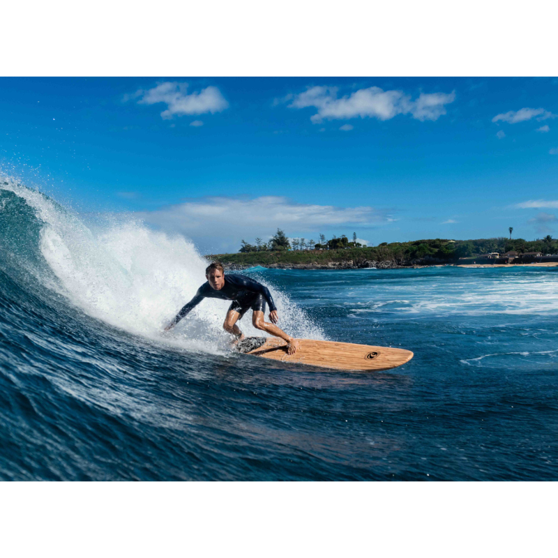 Classic Wood Graphic Foam Surfboard