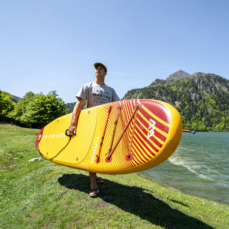 Aqua Marina 10\'10” Wave SUP Inflatable | Fusion Board Good Paddle 2023