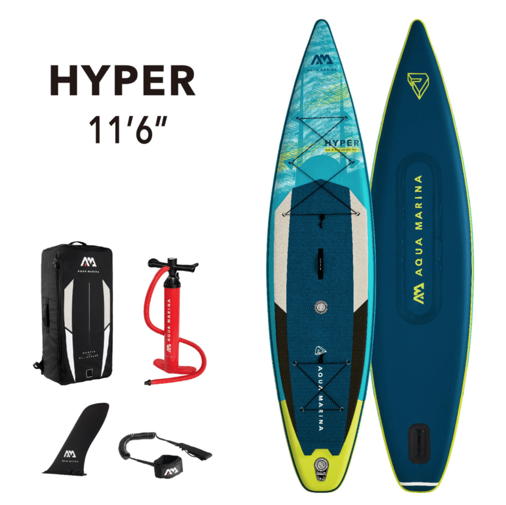 Good Wave Touring Paddle | Board 2021 SUP Inflatable Marina Aqua Hyper 11\'6\