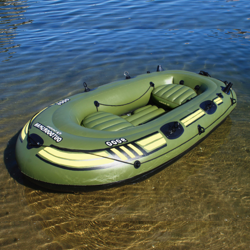 EPROSMIN 9Ft Inflatable Fishing Boat - 4 Person Malaysia